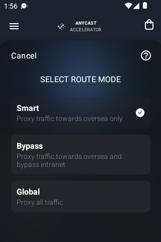 anycast加速器安卓官网android下载效果预览图